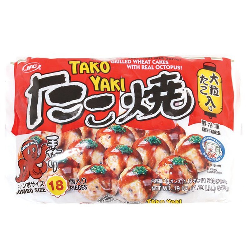 ジャンボたこ焼き 18個入り 539 グラム - Weee!