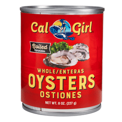 California Girl Whole Oysters 8 oz