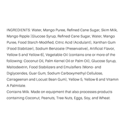 San Miguel Gold Label Mango Ice Cream 50 oz