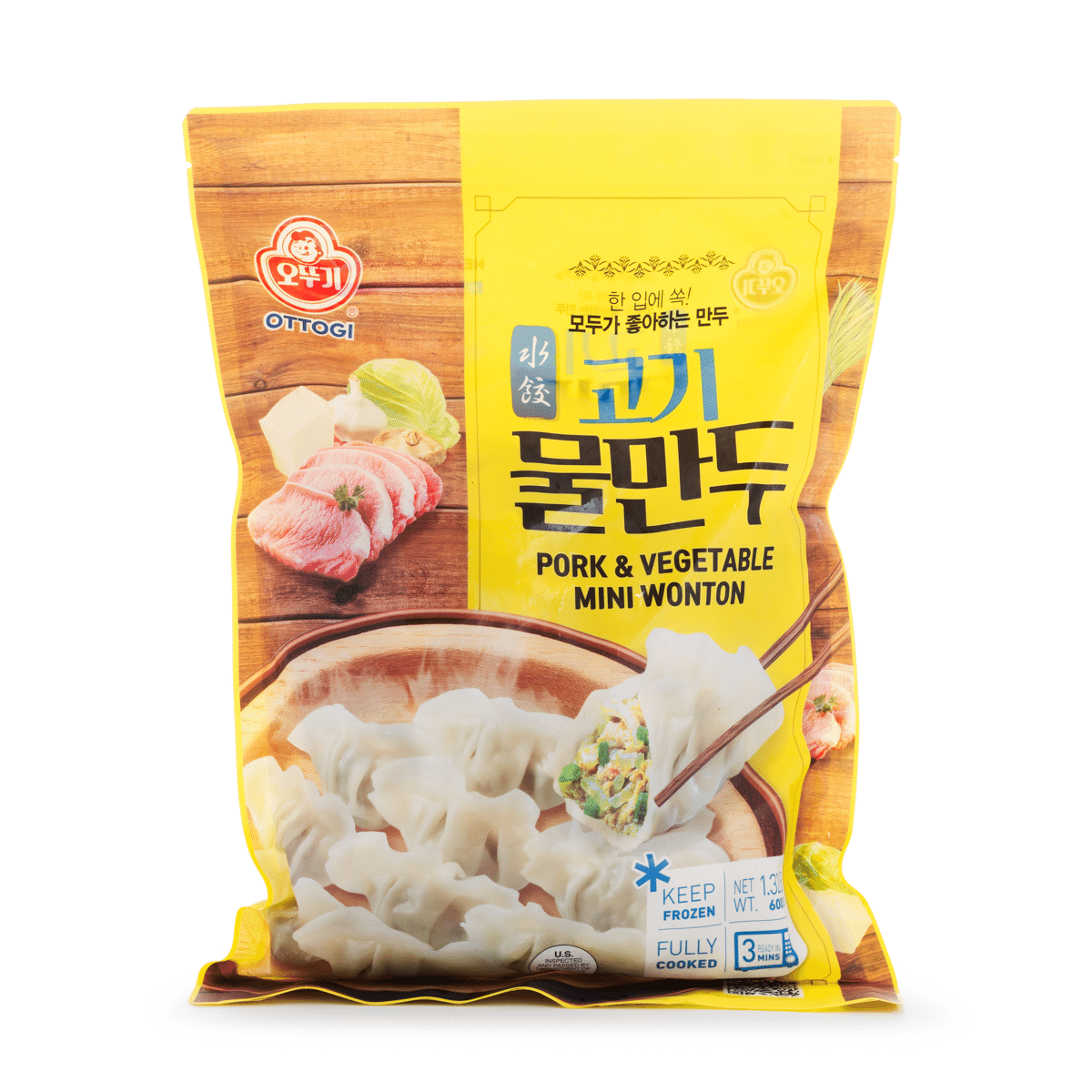 Otoki Mini Wonton, Pork & Vegetable Frozen 21 oz