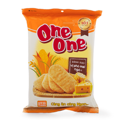 One One 쌀 크래커 콘 치즈맛 120 그램
