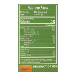 Lamb Skewers with Seasoning bags 12 oz