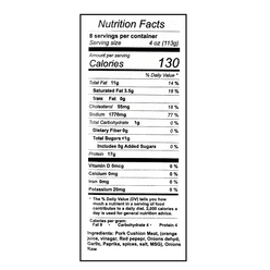 El Sureño Foods Pork Al Pastor 32 oz