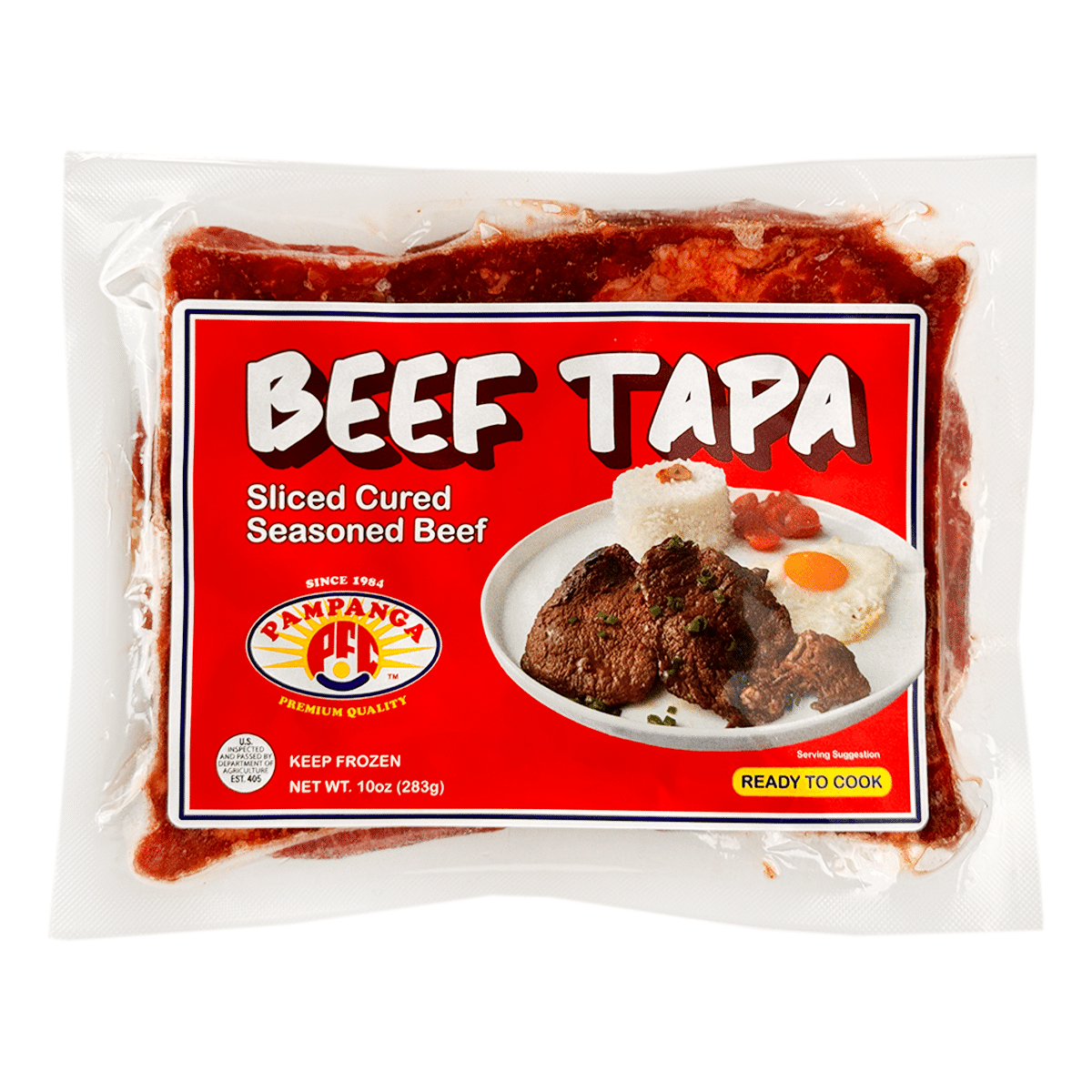 Pampanga 양념 소고기 슬라이스 10 온스
