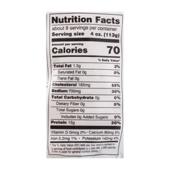 Blue Sea Raw Tail off Shrimp, Extra Large Frozen 2 lb