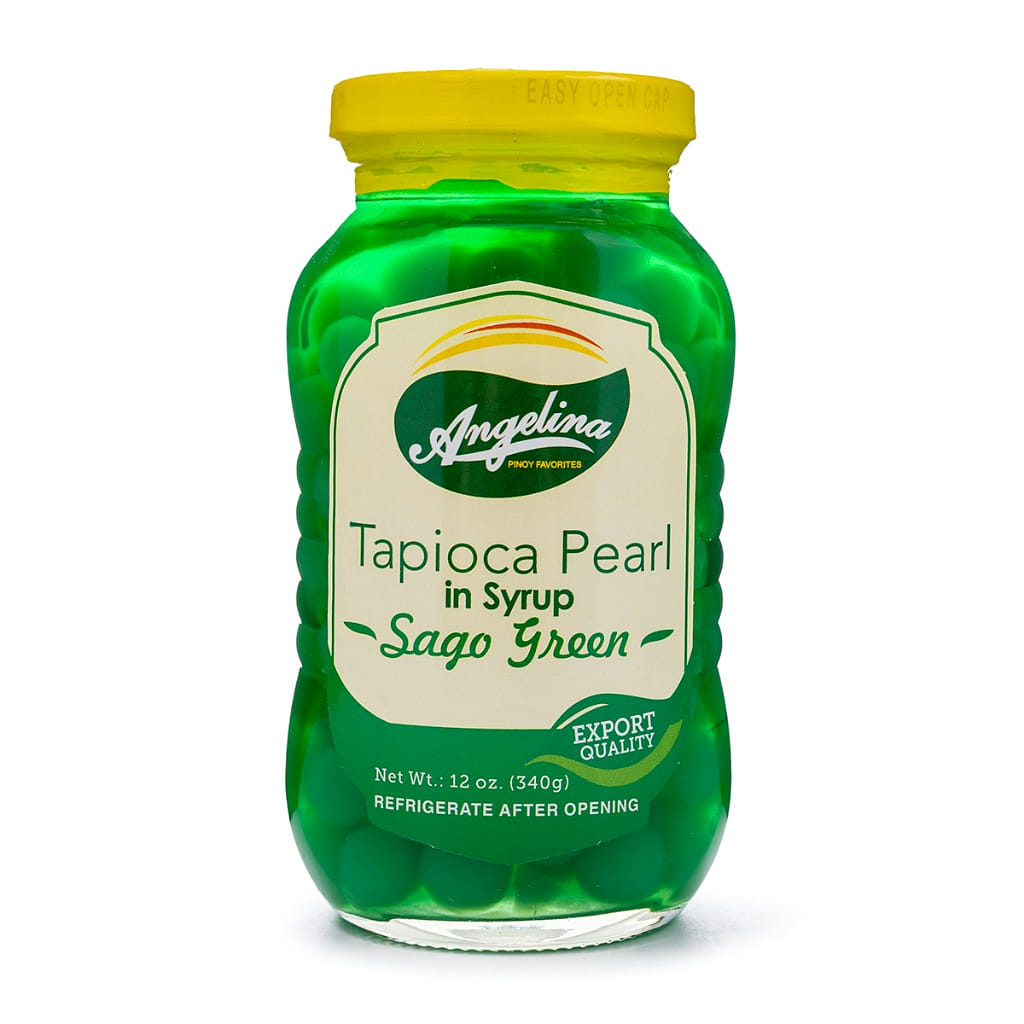 Pérolas de Tapioca em Calda, Angelina, Verde 12 oz