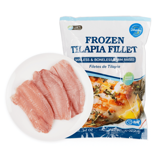 weee_seafood_Skinless Tilapia Fillet, Individually Vacuum Packed, Frozen 2 lb