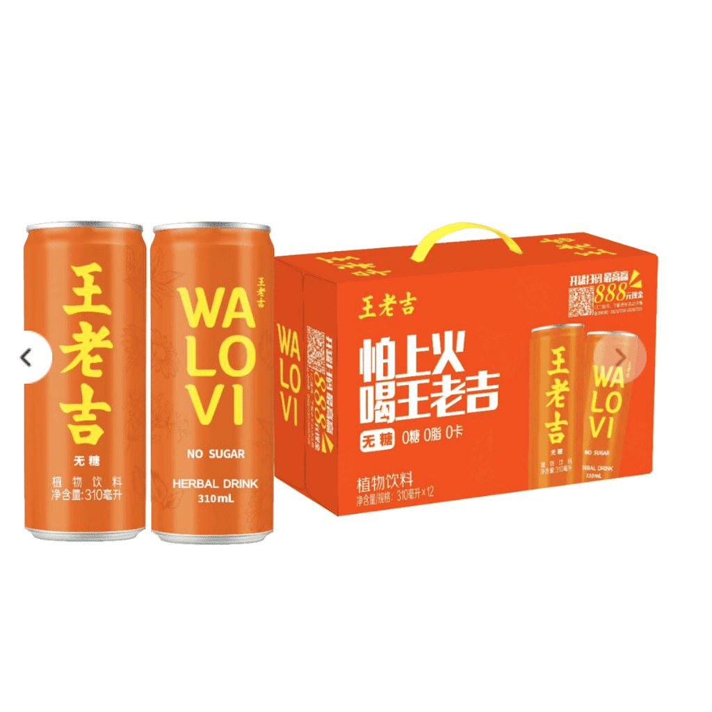 Walovi herbal drink(Sugar free) 310 ml*4 cans
