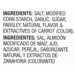 Lawry's 25% less Sodium Garlic Salt with Parsley 5.6 oz