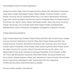 ChaiMi Fried Chicken Drumstick with Cheese Seasoning 540 g