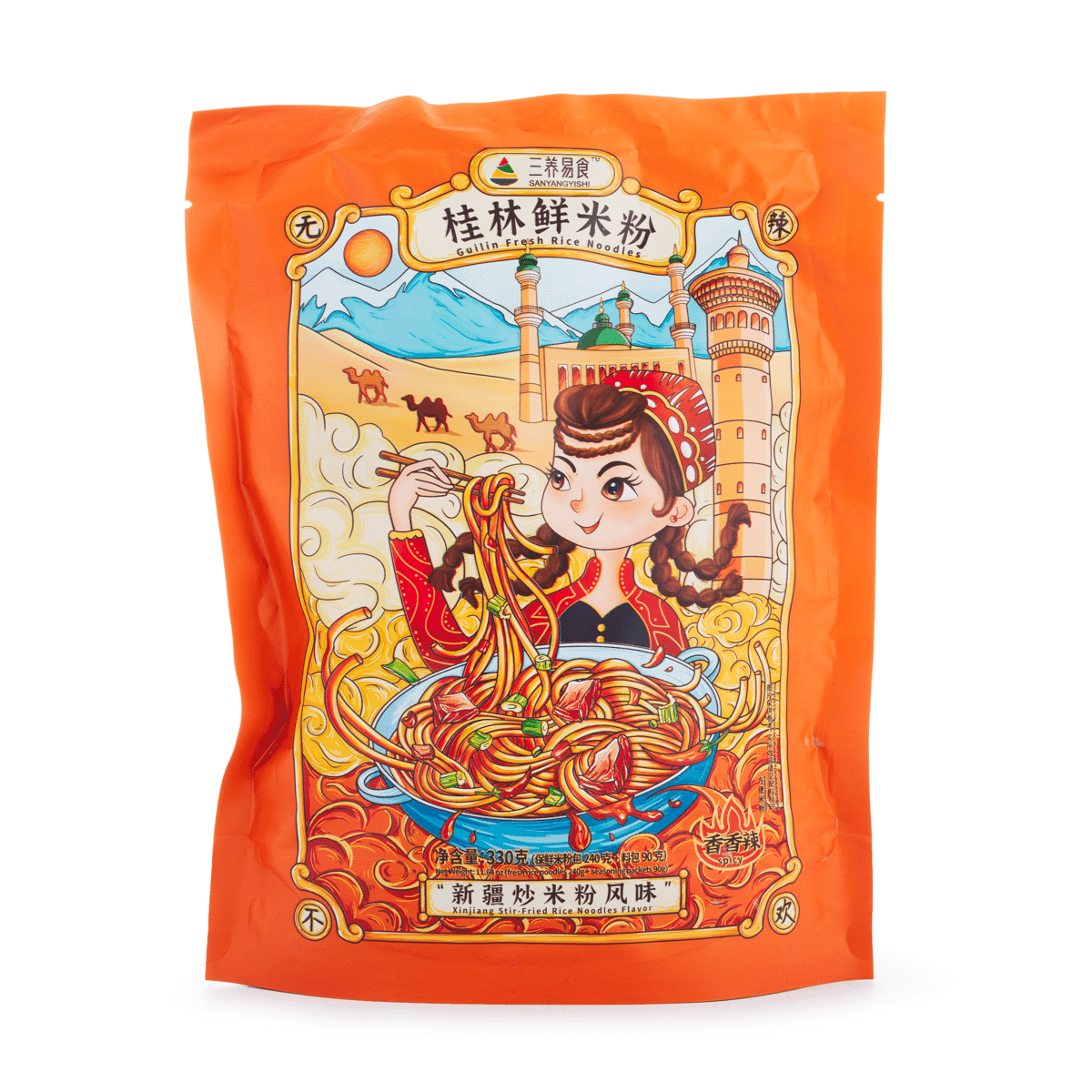 三养易食 桂林鲜米粉 新疆炒米粉风味 330 克