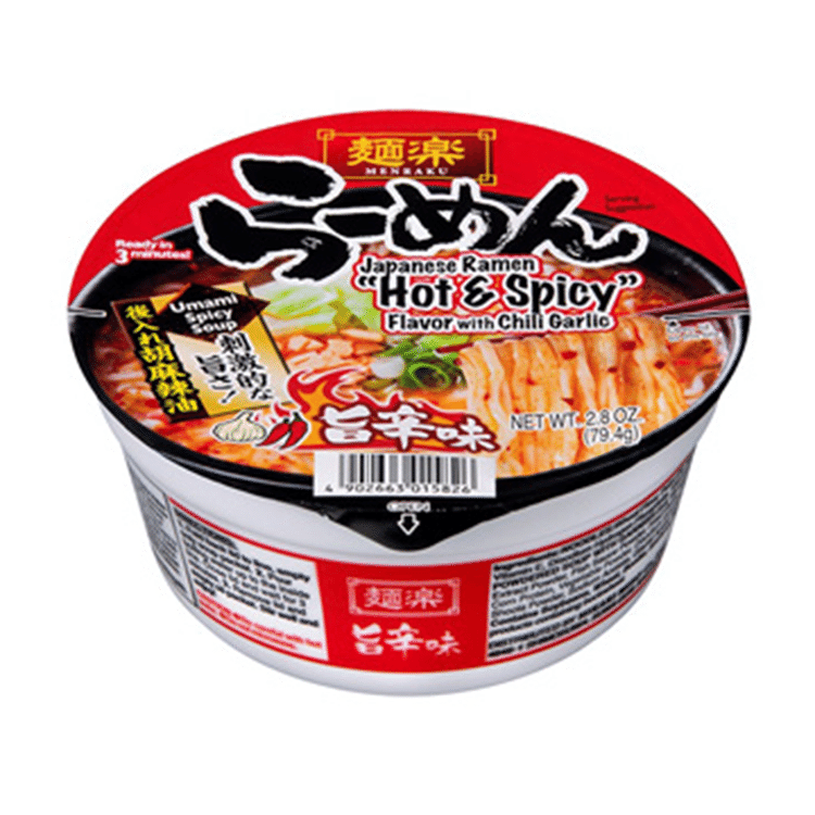 Get Hikari Menraku Ramen Hot&Spicy 2.8 oz Delivered | Weee! Asian