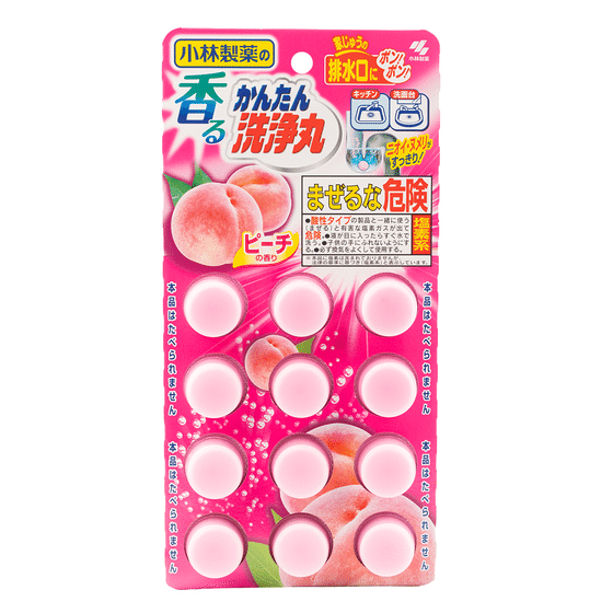 weee_grocery_Kobayashi Drain Cleaner Peach Scent 12pcs 1 each