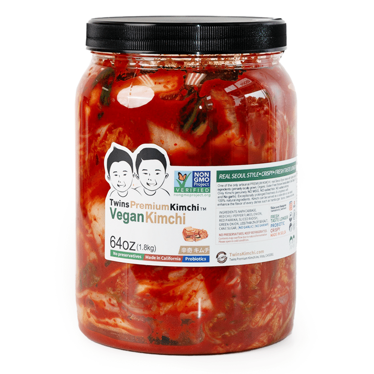 Get Twins Premium Kimchi Sliced Vegan Kimchi Delivered