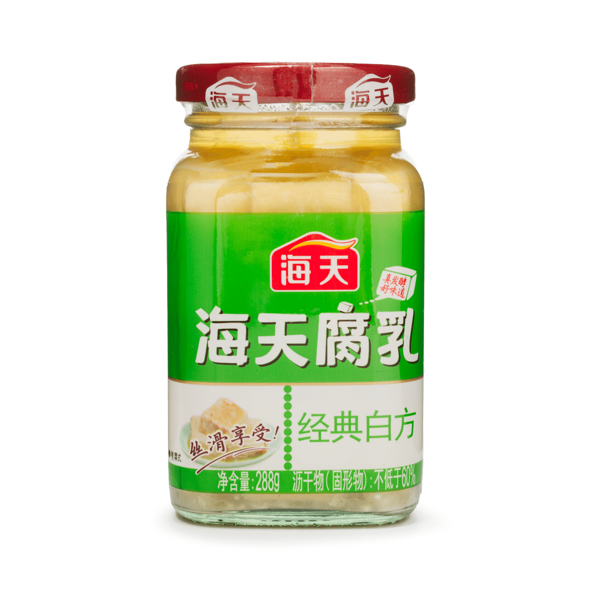 Đậu phụ lên men truyền thống dạng miếng màu trắng Haday 288 g
