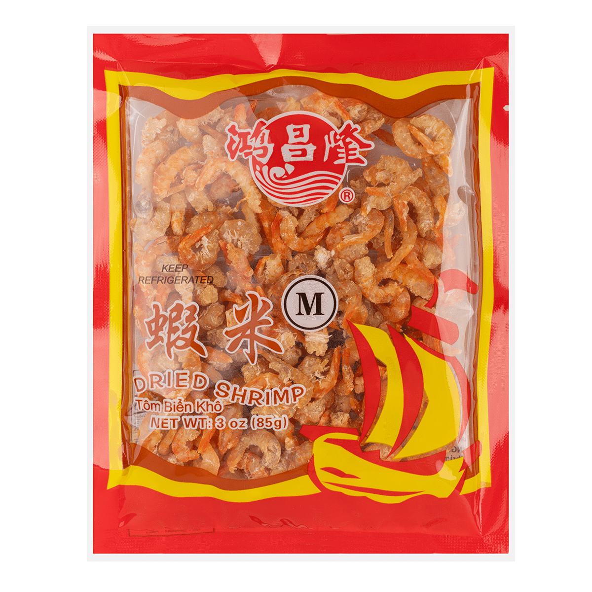 Hong Chang Long Dried Medium Shrimp 3 oz