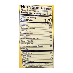 Ajinomoto Vegetable Gyoza Dumpling Family Size, Frozen 700 g