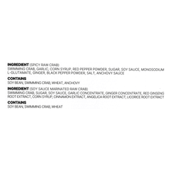 HAETAE Seasoned Crab (Yangnyeom Gejang) & Soy Sauce Crab (Ganjang Gejang) 2.76 lb