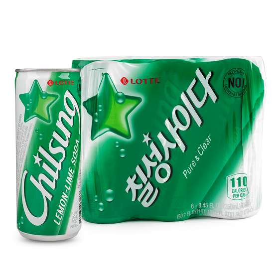 weee_beverages_Lotte Chilsung Cider Lemon Lime Soda 8.45 fl.oz*6 cans