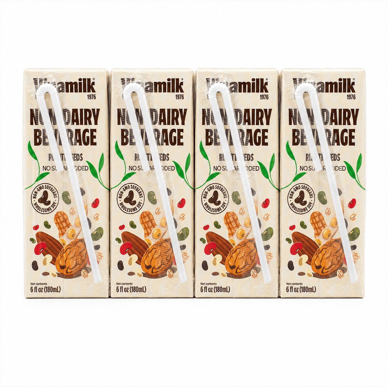 果物 milk Vinamilk MULTI SEEDS 植物性飲料 6 fl.oz*4 カウント - Weee!