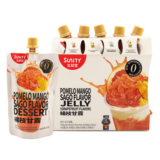 weee_instant_Sunity Pomelo Mango Sago Flavor Jelly 5pks 750 g