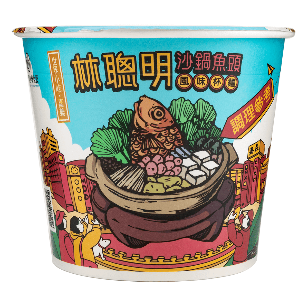 Lin Congming Smart Fish Cup Noodles 62 그램