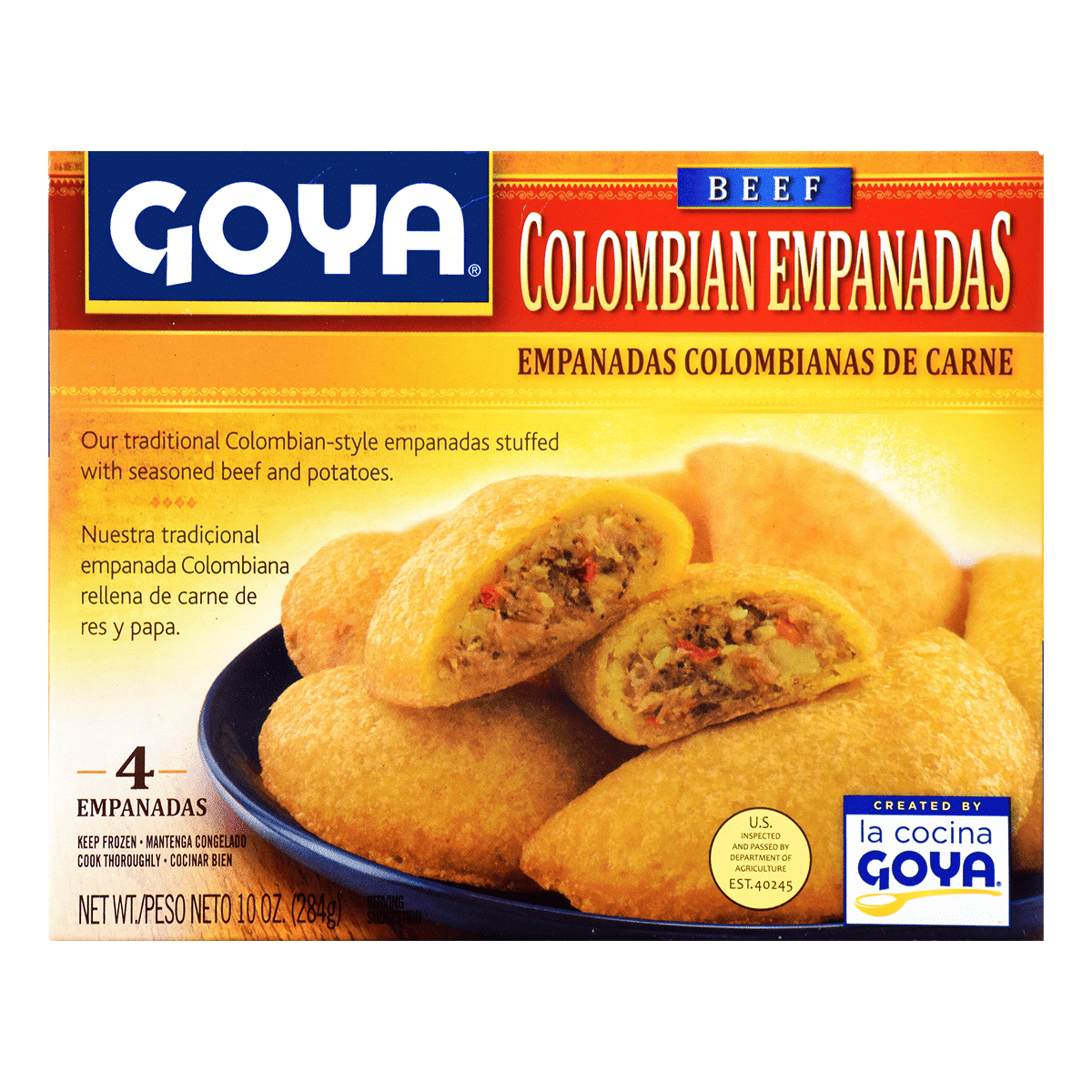 Goya 냉동 콜롬비아식 소고기 엠파나다 284 그램