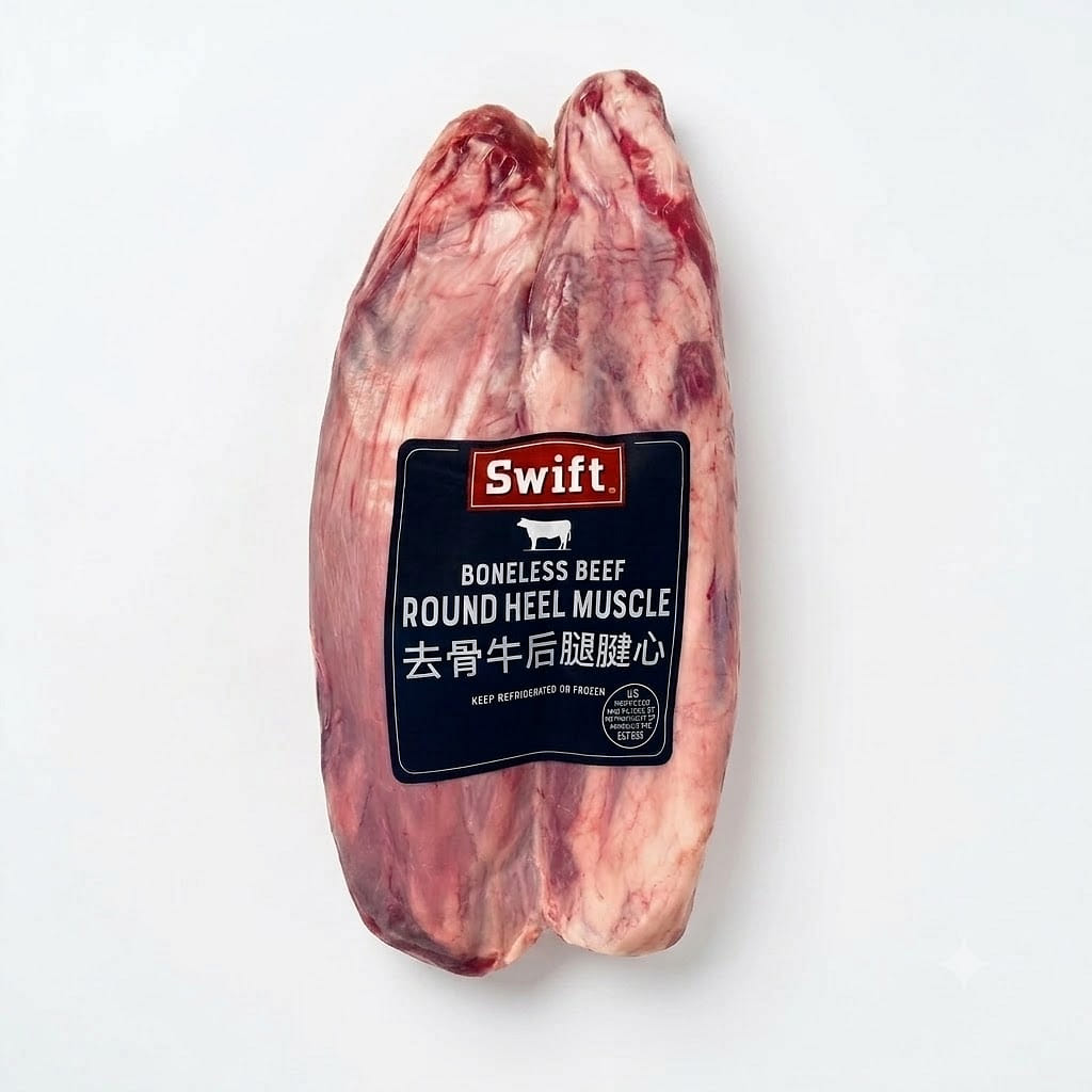 Swift Beef Round Heel Muscle (Large), Frozen 1.8-2.2 lb