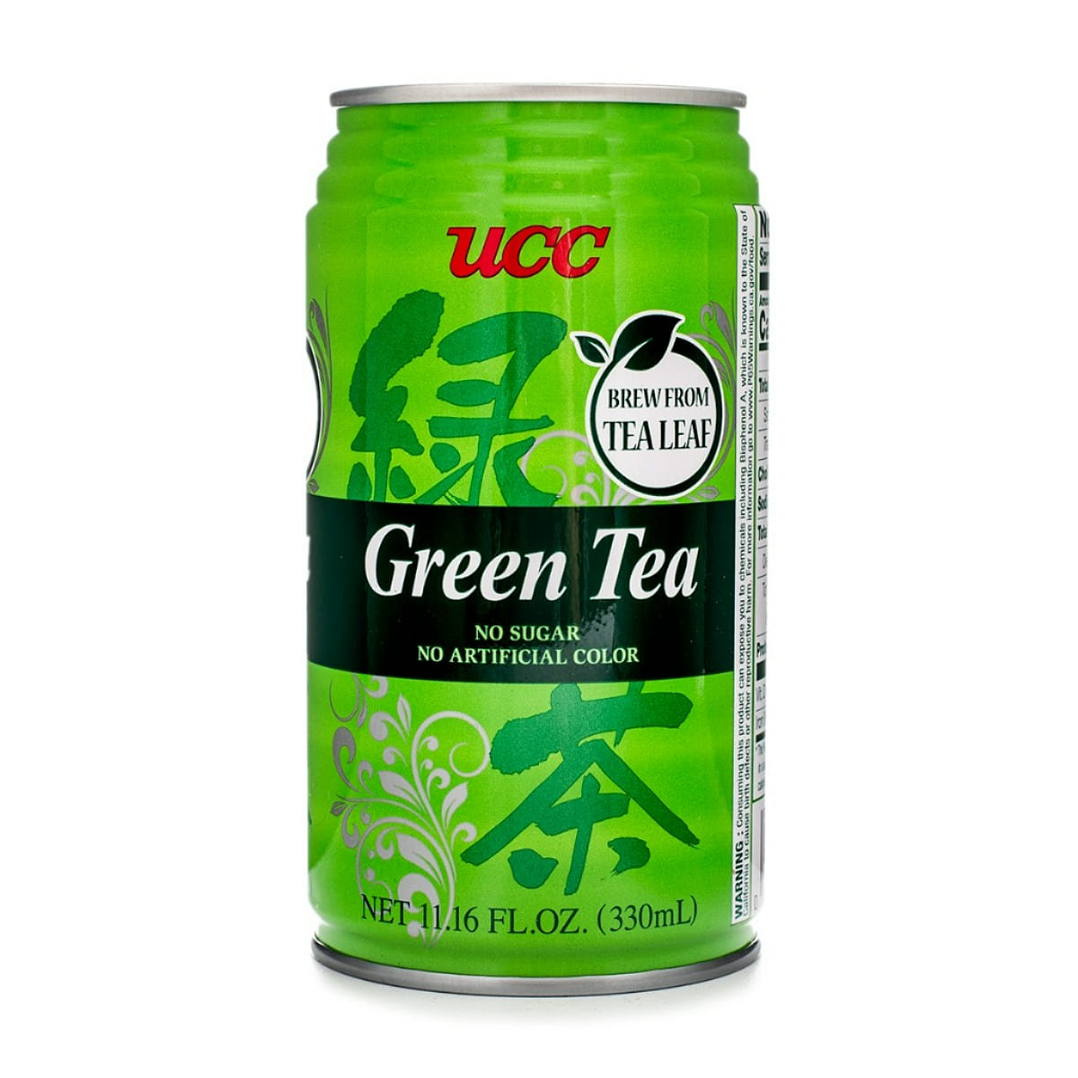 UCC 녹차 무가당 330 밀리리터