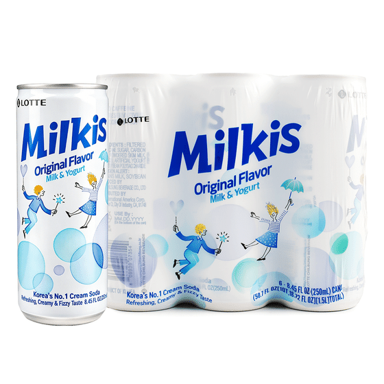 weee_beverages_롯데 밀키스 오리지널 250 밀리리터*6 캔