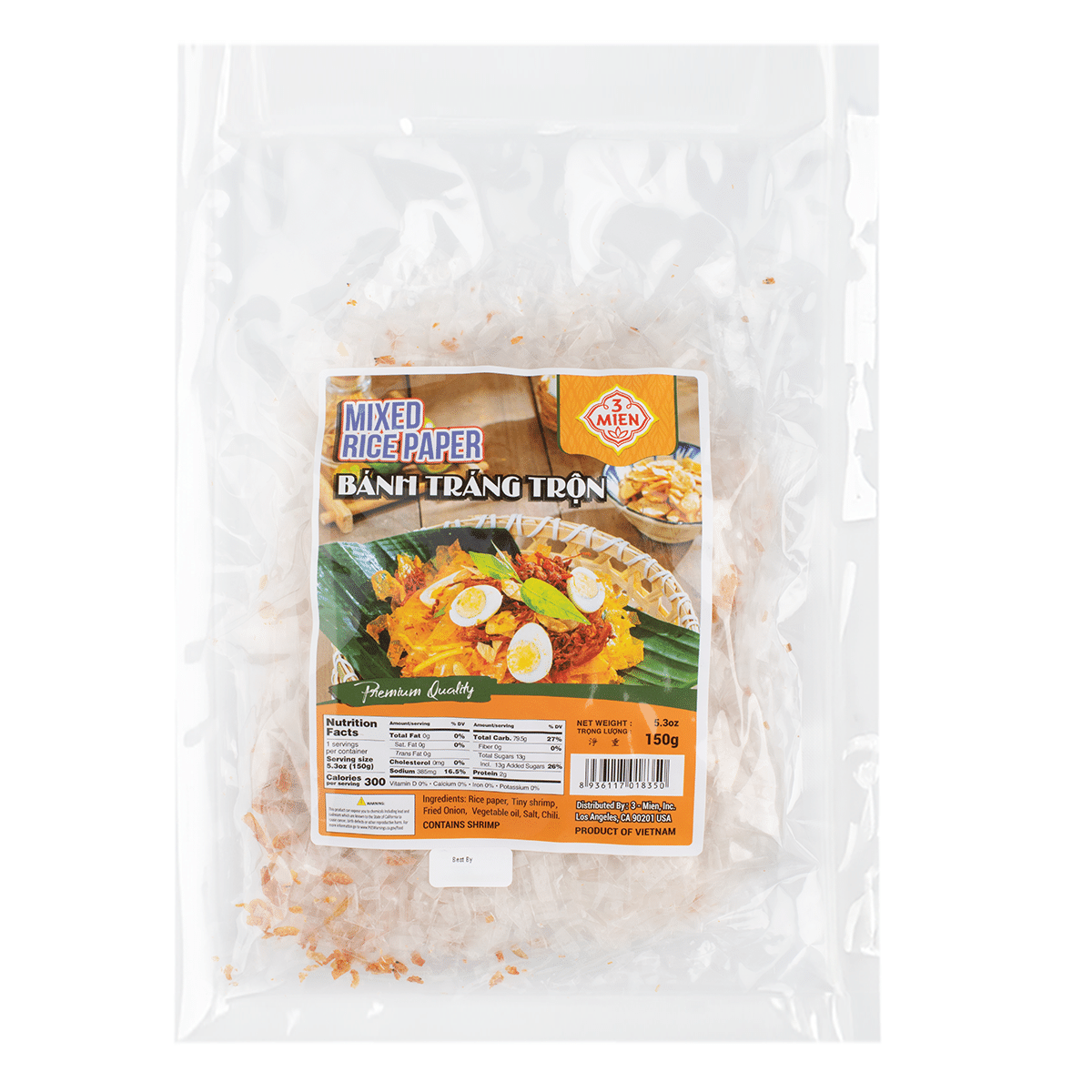 3 Mien Mixed Rice Paper 150 g