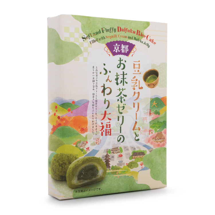 Hakushindo 豆乳クリームとお抹茶ゼリーのふんわり大福 9.43