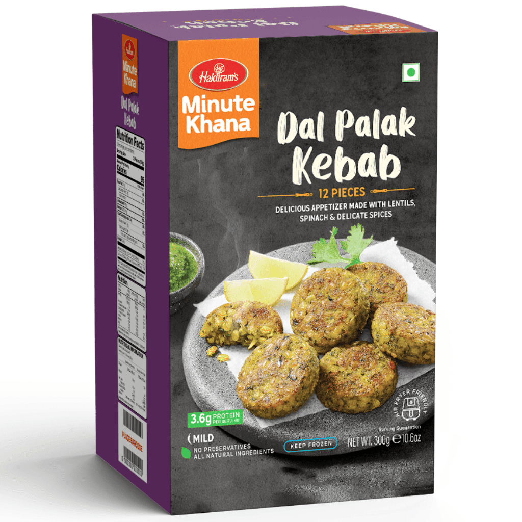 Haldiram's Dal Palak Kebab, Frozen 10.6 oz