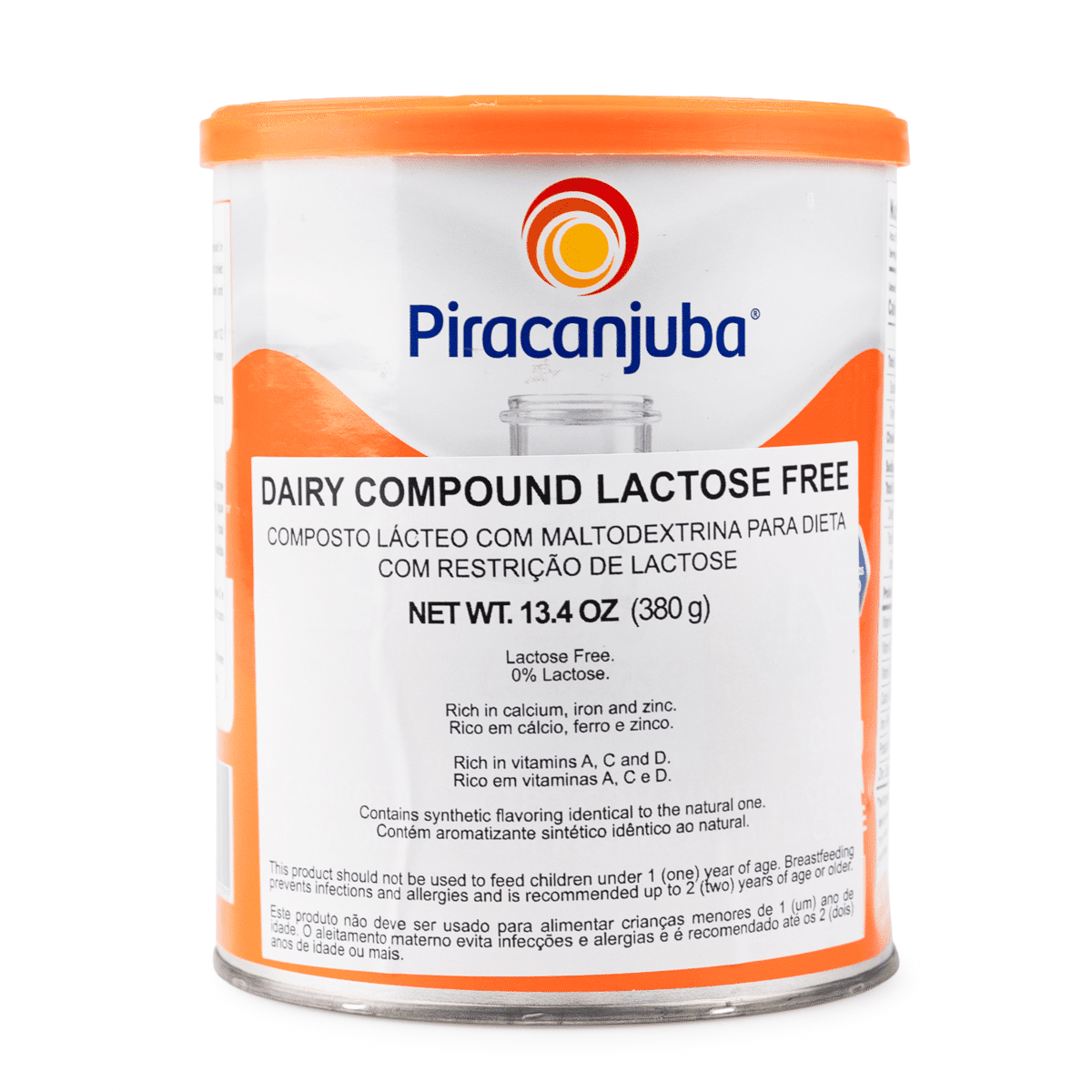Piracanjuba Lactose-Free Powdered Milk 13.4 oz