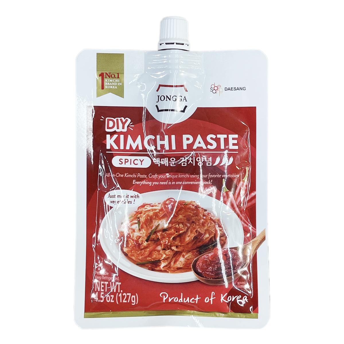 Jongga DIY Kimchi Paste (Spicy) 127 g