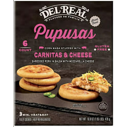 Del Real Carnitas and Cheese Pupusas 16.8 oz