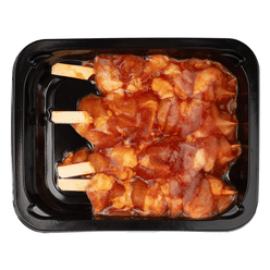 Marinated  Chicken Knee Bone and Thigh Skewers 5 pc 0.5 파운드