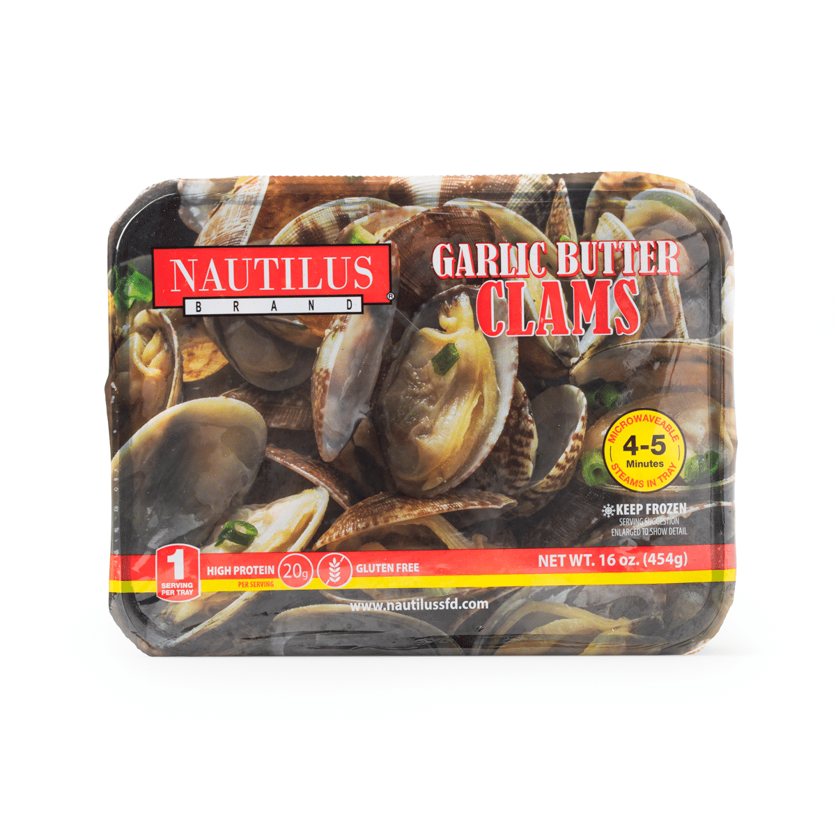 Nghêu Sốt Bơ Tỏi Nautilus 16 oz