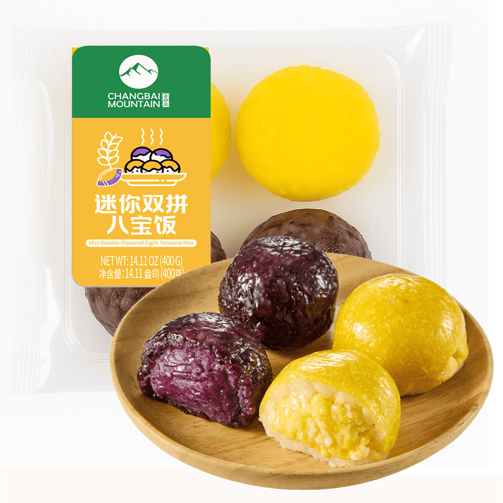 MINI DOUBLE-FLAVORED EIGHT-TREASURE RICE, Frozen 400 g