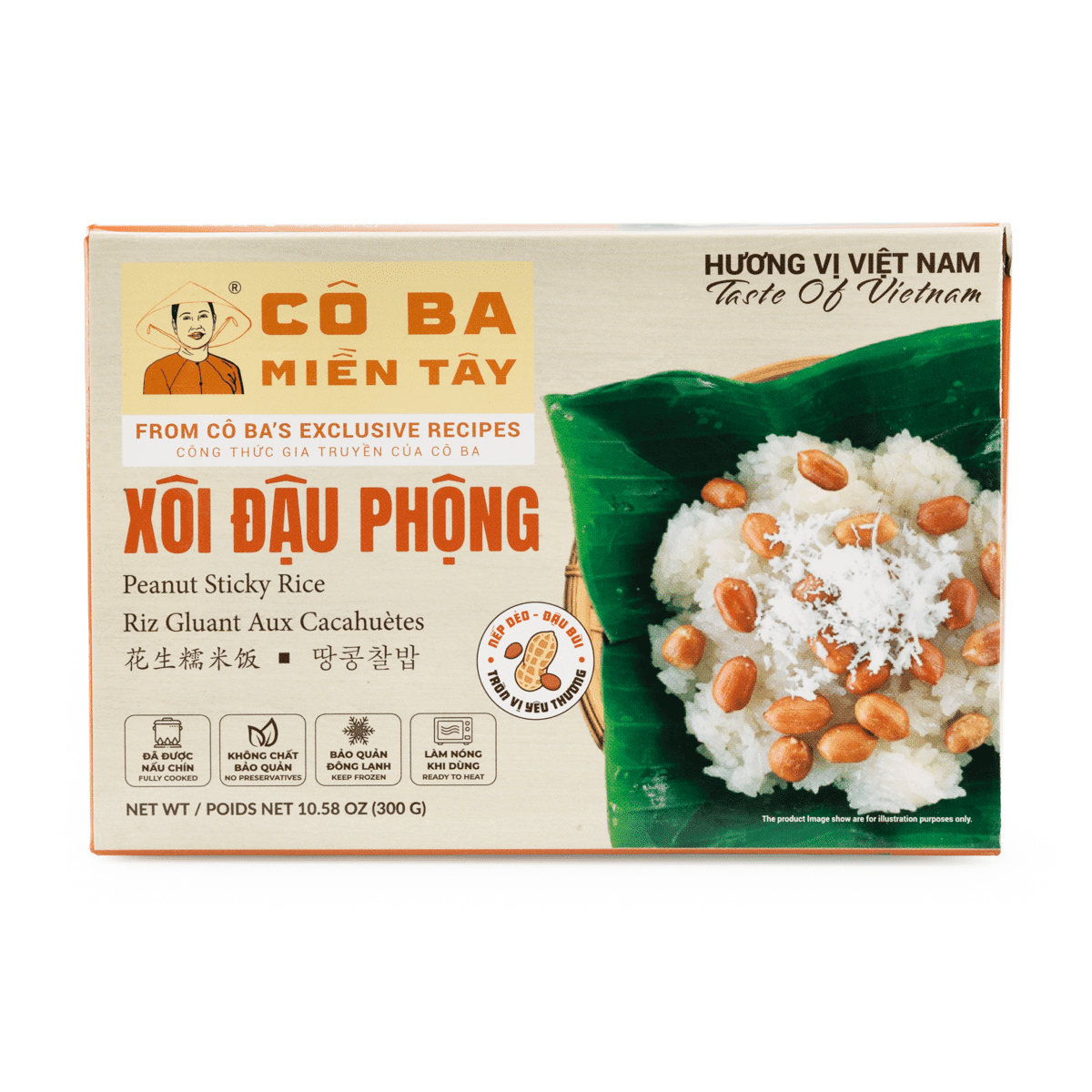 Co Ba Mien Tay 花生糯米饭 冷冻 10.58 盎司