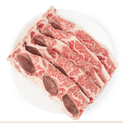 USDA Prime Beef Short Rib for Korean BBQ (Bone-In) 1.5 lb