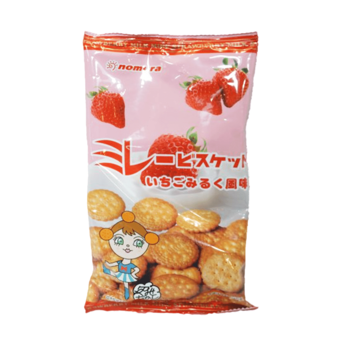 Bánh Quy Mặn Nomura, Vị Dâu 130 g*20 pack