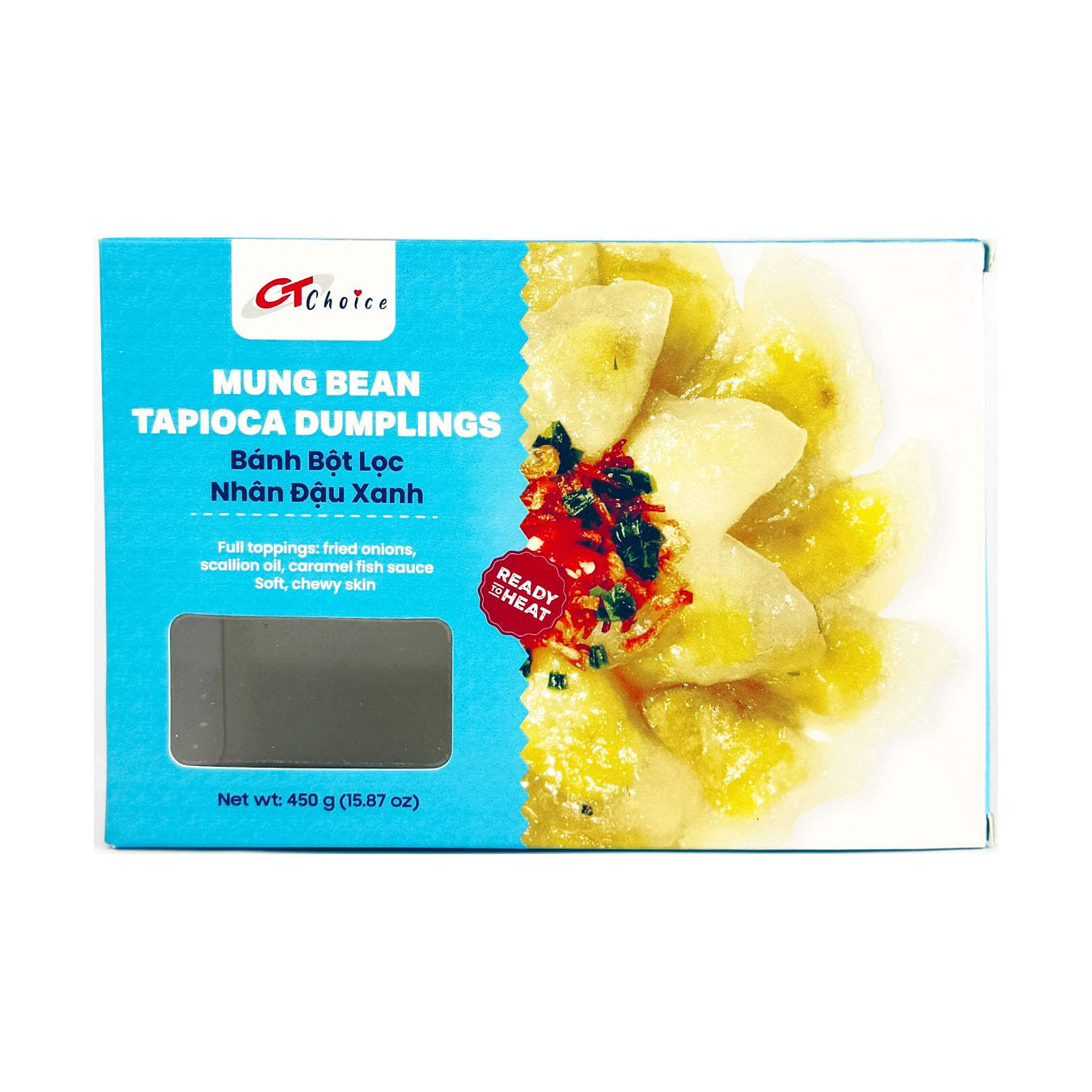 CT Choice Mung Bean Tapioca Dumpling, Frozen 450 g