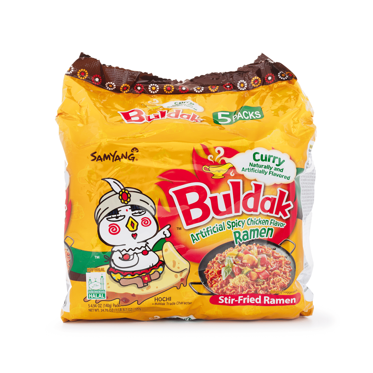 三養 火雞麵 咖喱味 4.94 盎司*5 份