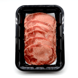 Japanese Style Skinless Beef Tongue Slices , Frozen 8 oz