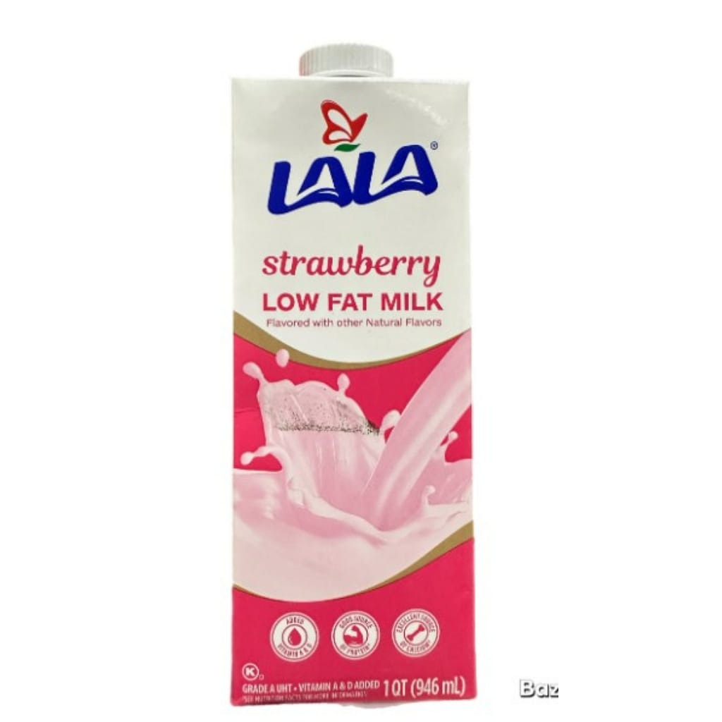 LALA 딸기 저지방 우유 32 액량 온스