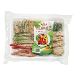 MTT Brand Fried Fish Cake in Eggplant and Chili, Frozen 21 oz