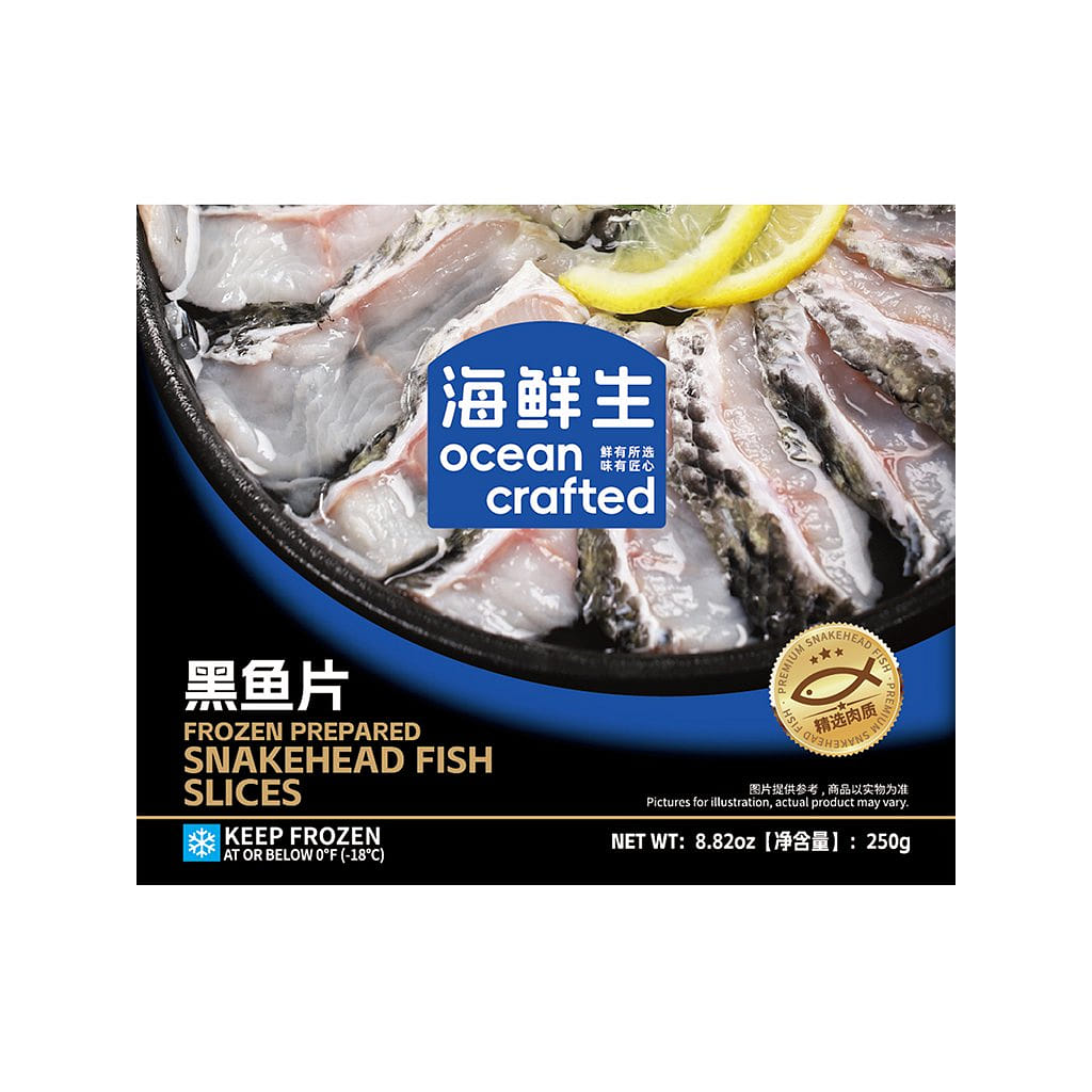 Ocean Crafted 가물치 슬라이스 냉동 250 그램