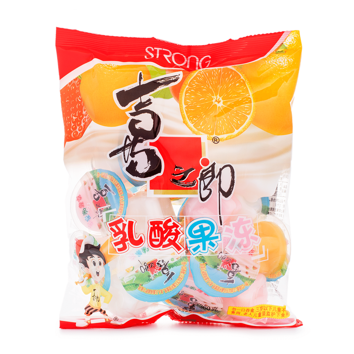 Strongfood 유산 젤리 푸딩 360 그램