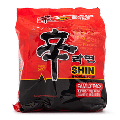 Nongshim Shin Ramen Noodle Soup 120g*4 480 g